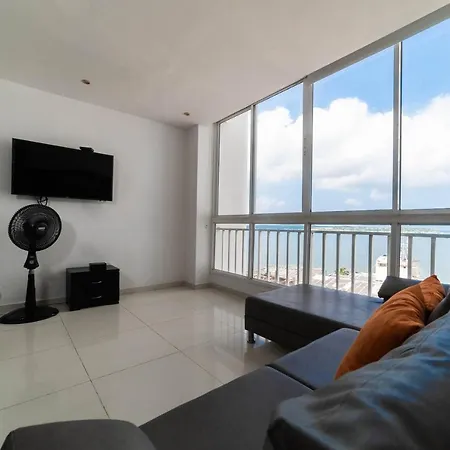 Modern Tropical Design Apt - Vista Panorámica Cartagena